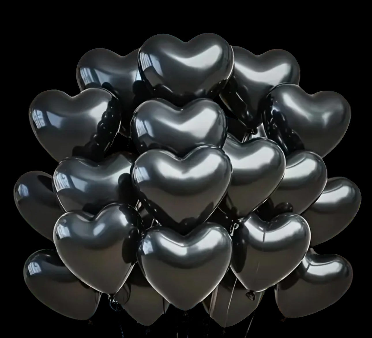 Heart-Shaped Foil Balloons