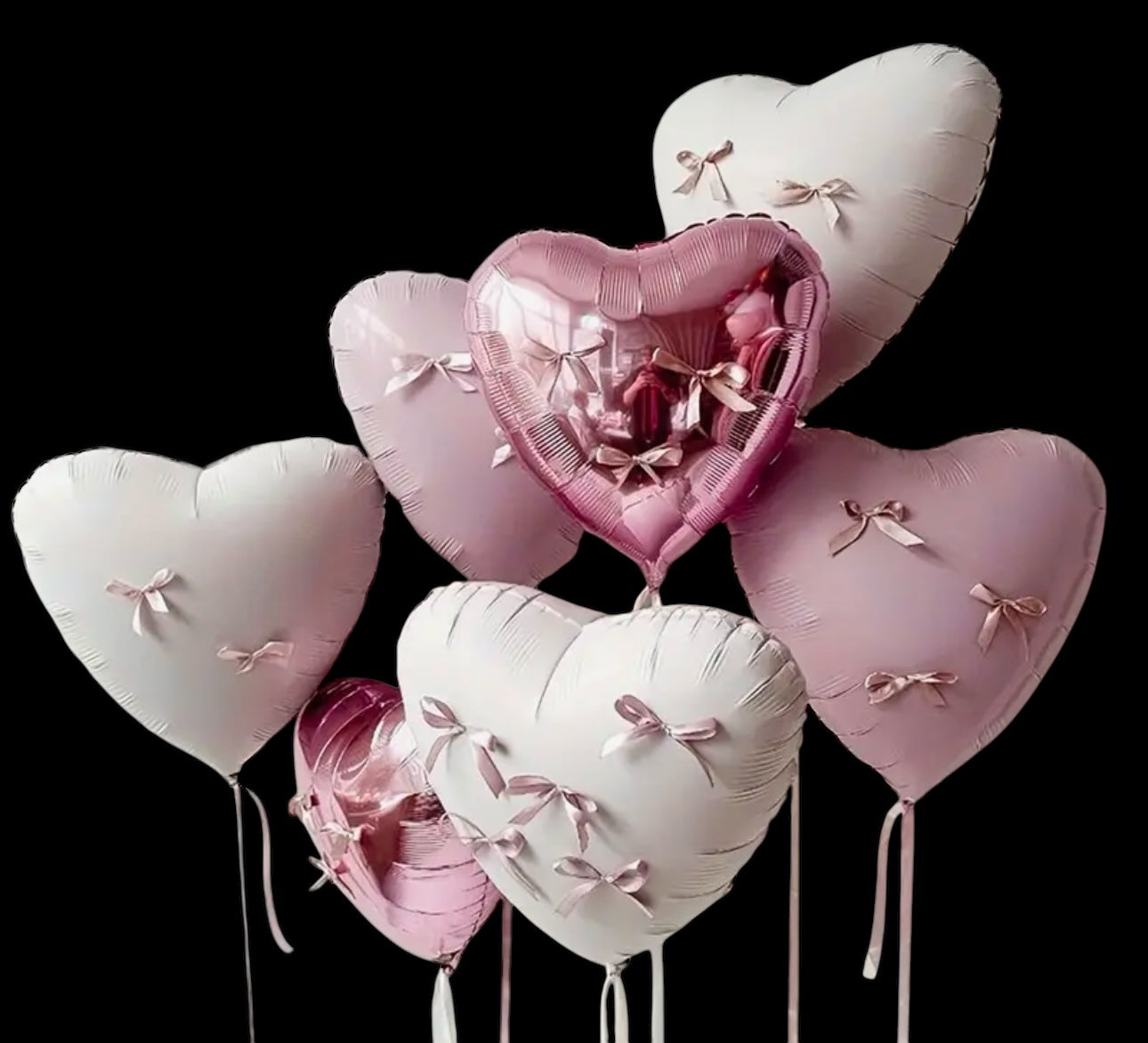 Heart-Shaped Foil Balloons